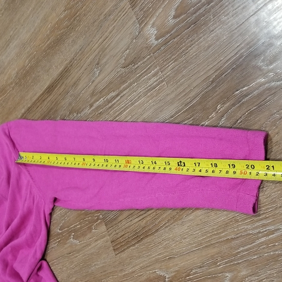 (L) Joan Rivers Wool Blend Cardigan Casual Lightweight Office Workwear - Picture 8 of 10